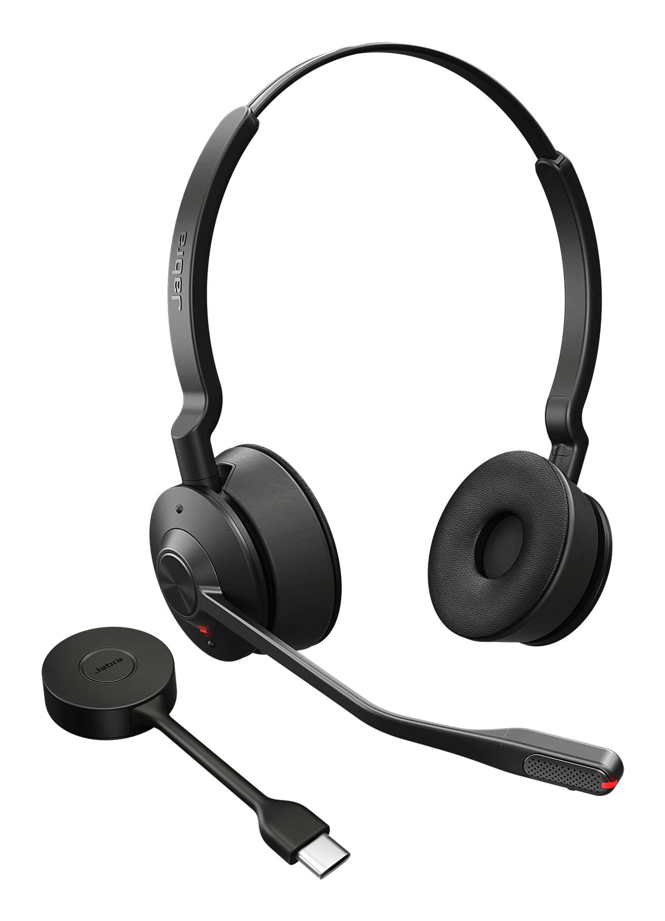 Jabra Engage 55 SE Headset Draadloos Hoofdband Kantoor/callcenter USB Type-C Zwart (9659-430-111) thumbnail
