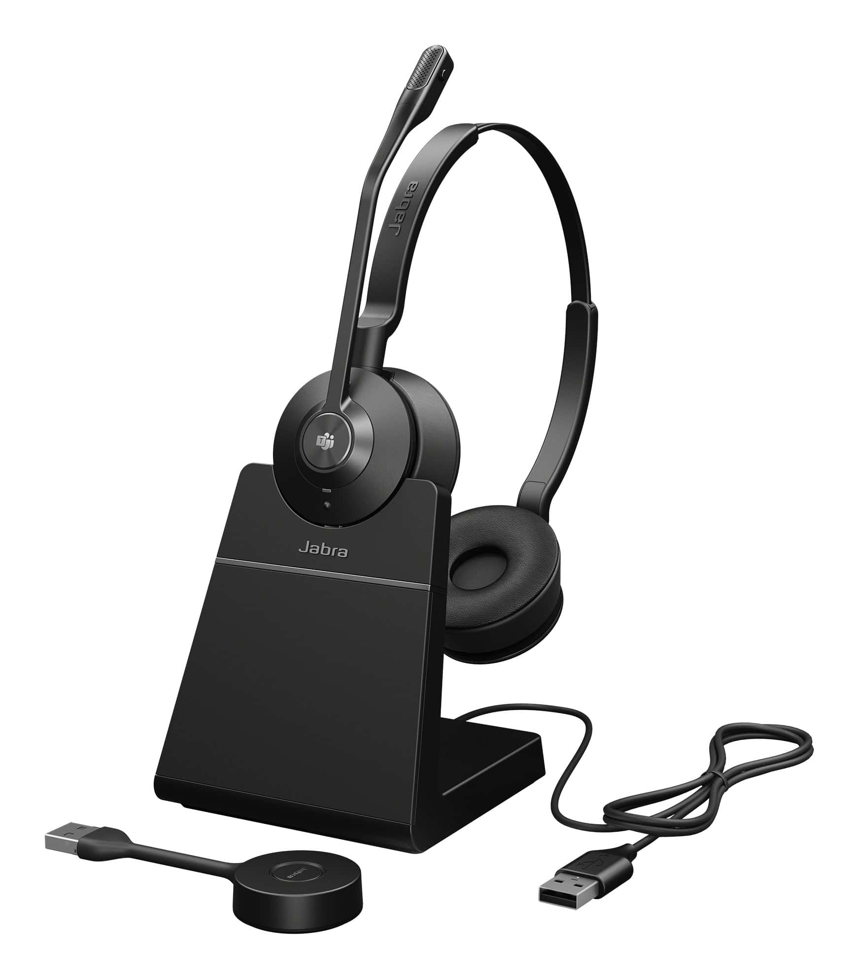 Jabra Engage 55 SE Headset Draadloos Hoofdband Kantoor/callcenter Zwart (9659-455-111) thumbnail