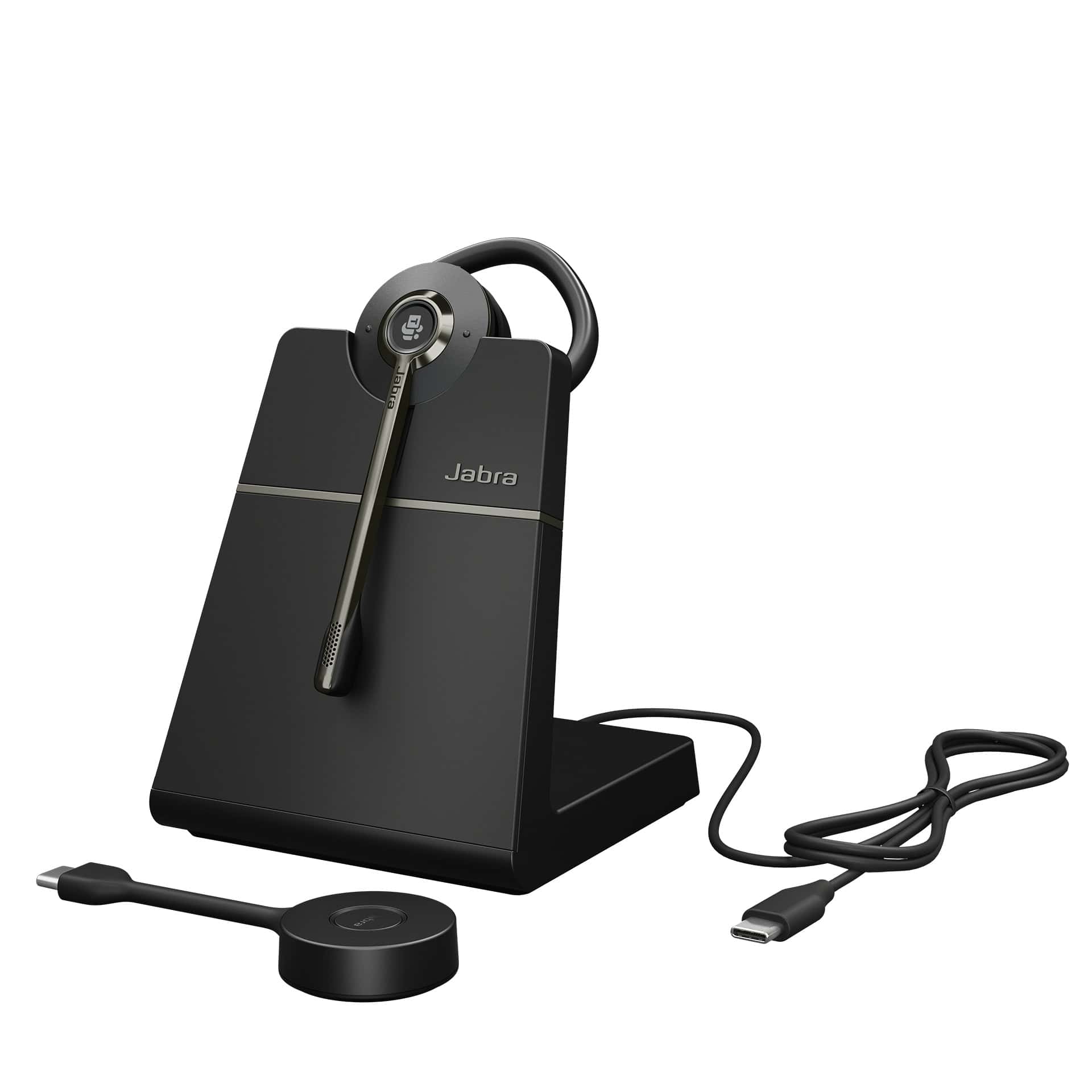 Jabra Engage 55 SE Headset Draadloos oorhaak Car/Home office Zwart (9659-470-111) thumbnail