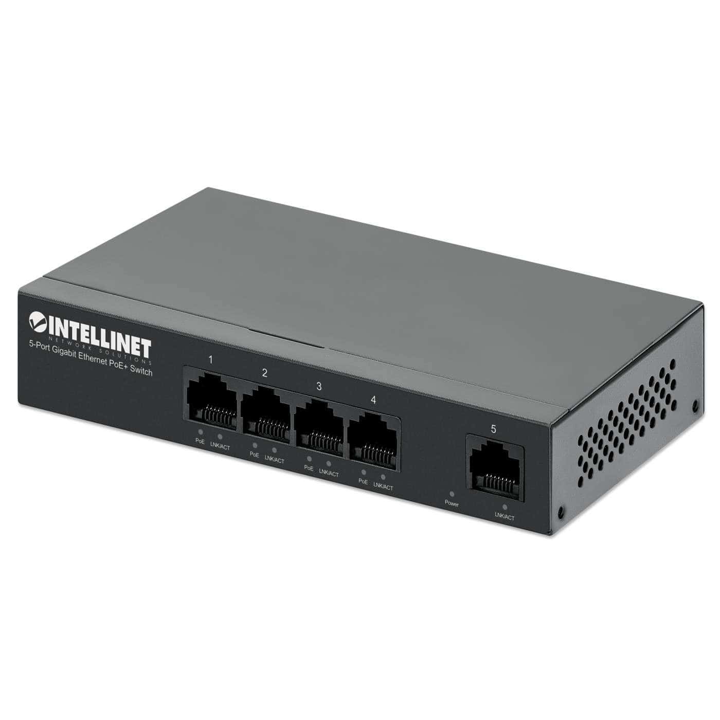 Intellinet 561792 netwerk-switch Gigabit Ethernet (10/100/1000) Power over Ethernet (PoE) Zwart (561792) thumbnail