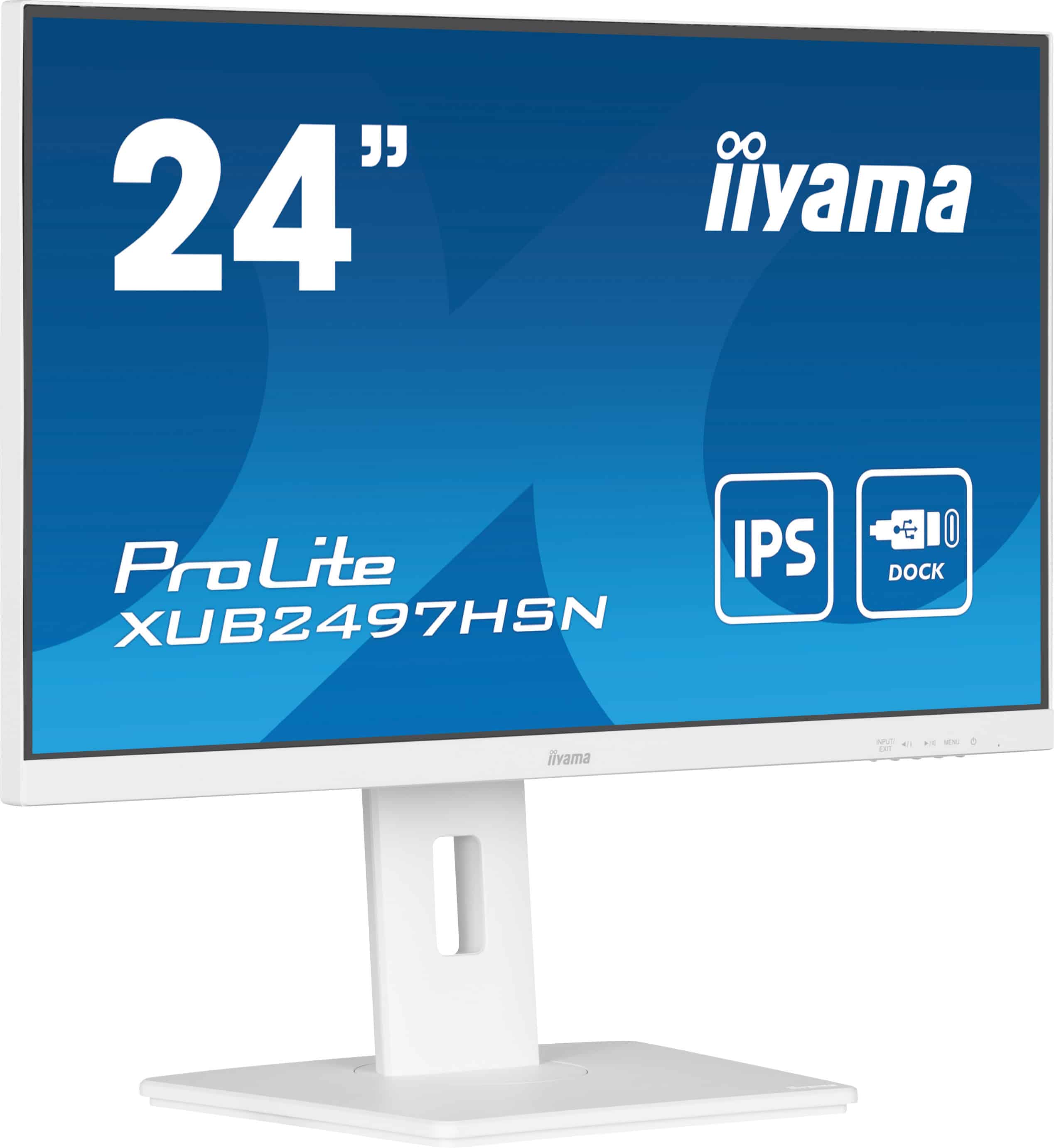 iiyama ProLite XUB2497HSN-W1 computer monitor 60,5 cm (23.8) 1920 x 1080 Pixels Full HD LED Wit (XUB2497HSN-W1) thumbnail