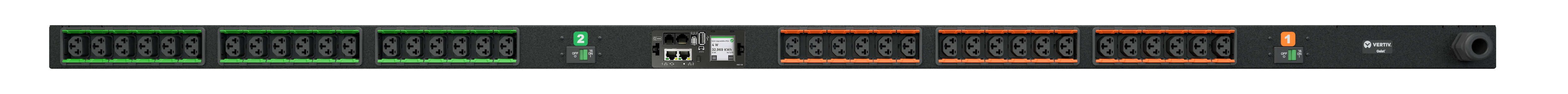Vertiv Geist VP4G30AK energiedistributie 36 AC-uitgang(en) 0U Zwart (VP4G30AK) thumbnail