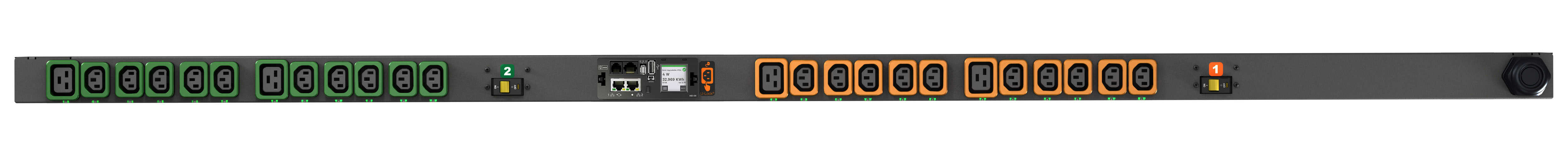 Vertiv Geist VP7G30A7 energiedistributie 24 AC-uitgang(en) 0U Zwart (VP7G30A7) thumbnail