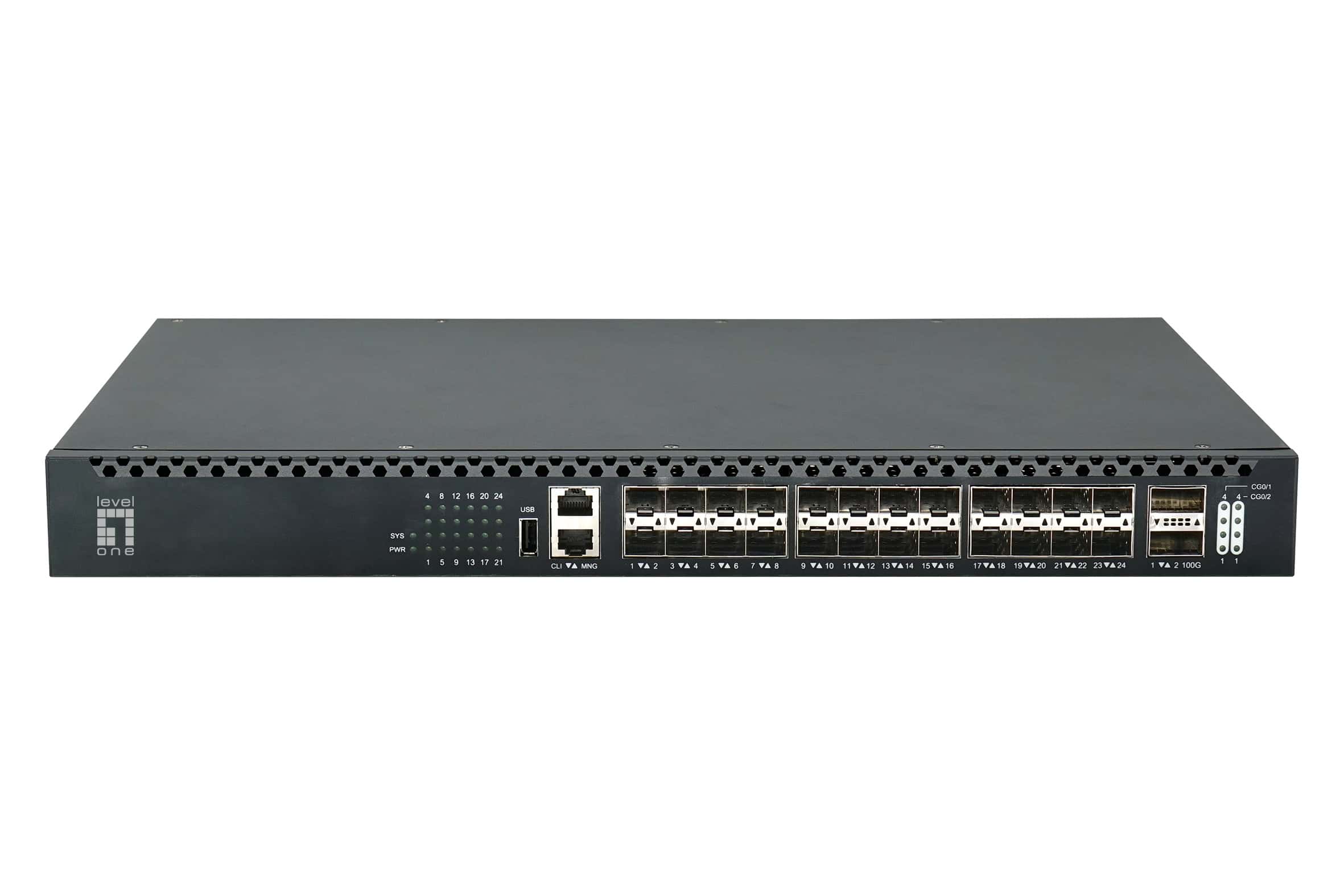 LevelOne XQS-3126 netwerk-switch Managed L3 Zwart (XQS-3126) thumbnail