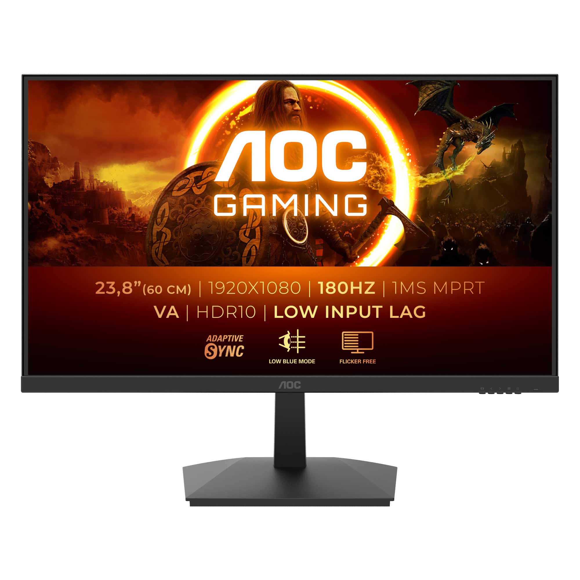 AOC G1 24G15N2 computer monitor 60,5 cm (23.8) 1920 x 1080 Pixels Full HD LCD Zwart (24G15N2) thumbnail