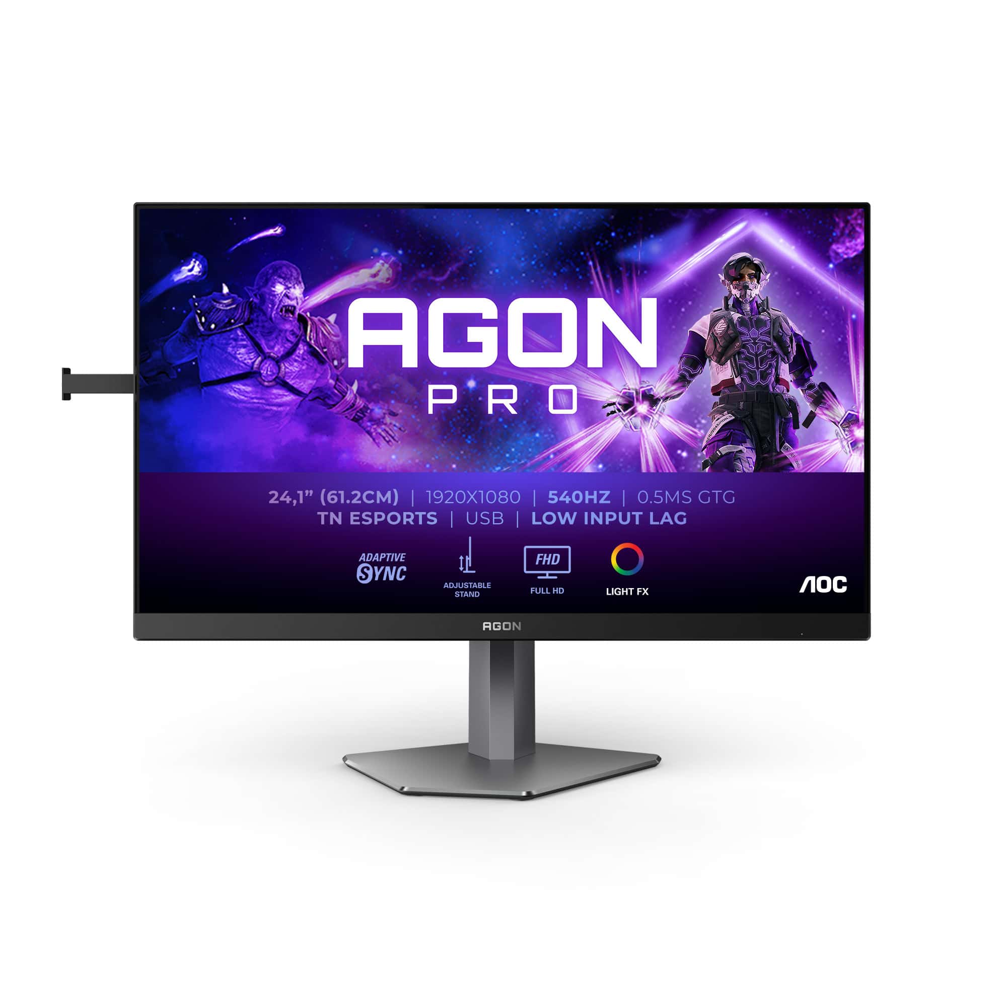 AOC AGON PRO AG246FK computer monitor 61,2 cm (24.1) 1920 x 1080 Pixels Full HD LCD Zwart (AG246FK) thumbnail