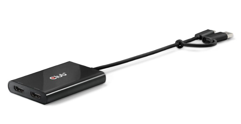 CLUB3D CSV-1475 video splitter USB Type-C 2x HDMI (CSV-1475) thumbnail