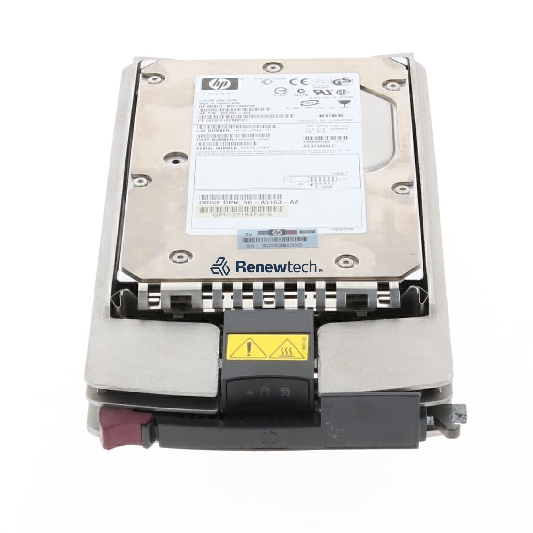 HP Harddisk 72GB 15k U320 Hot plug (360209-004) thumbnail