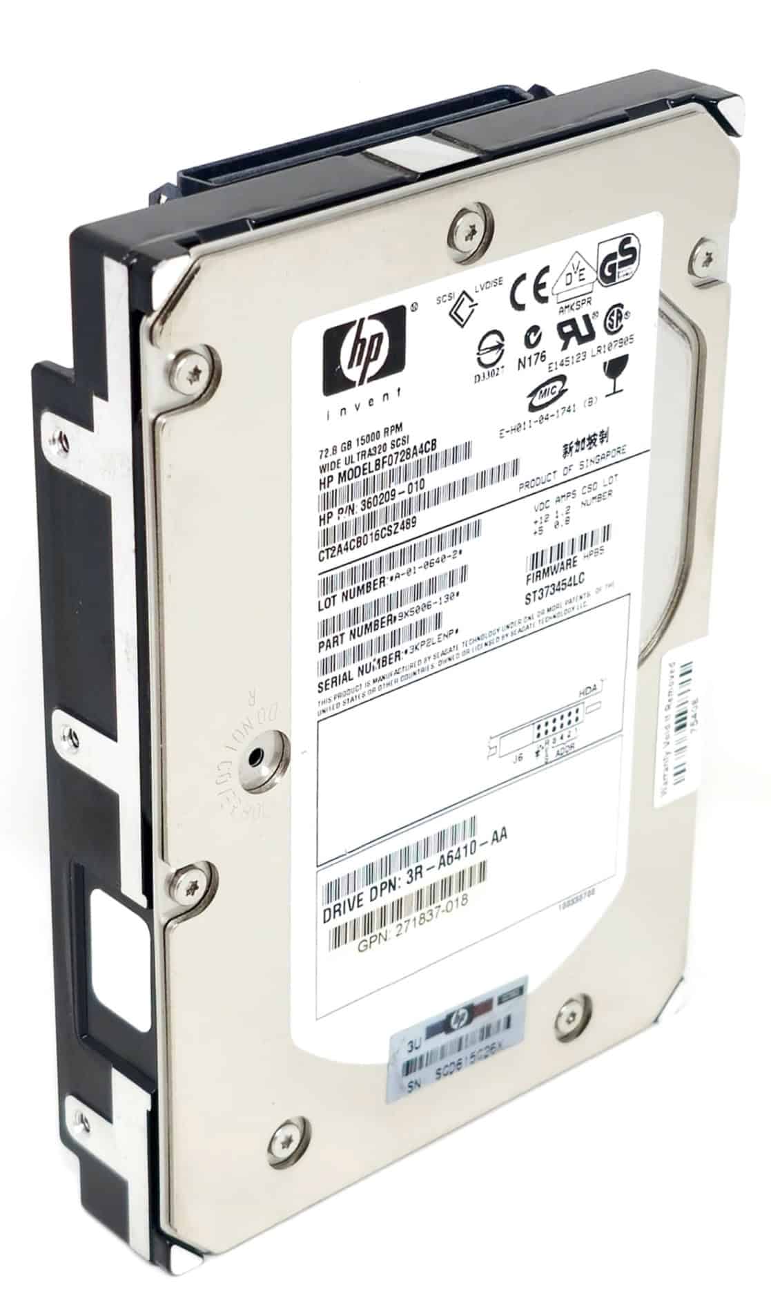 HP Harddisk 72GB 15k U320 Hot plug (BF072863BA) thumbnail