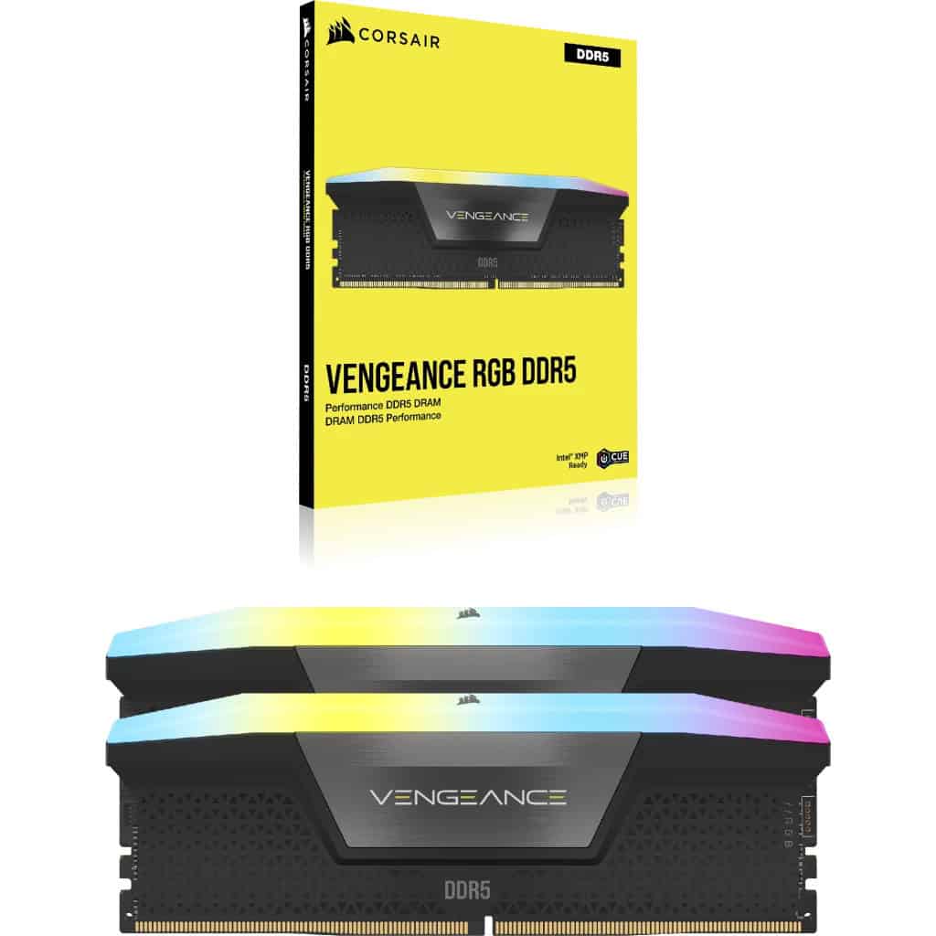 Corsair DDR5  16GB PC 5200 CL40 CORSAIR KIT  Vengeance black (CMH16GX5M1B5200C40) thumbnail