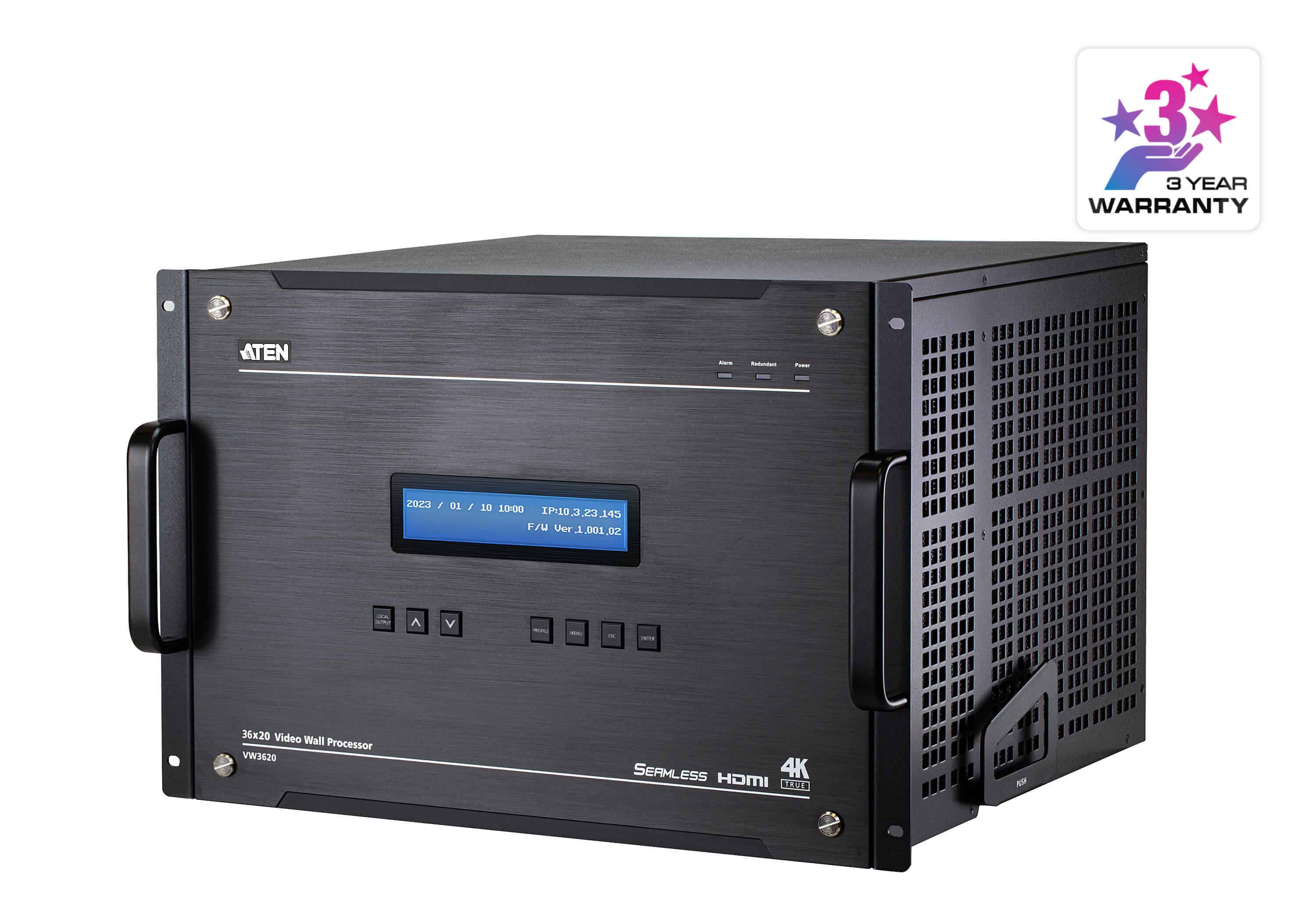 ATEN VW3620-AT-G videomuur-processor Zwart 573,4 W (VW3620-AT-G) thumbnail
