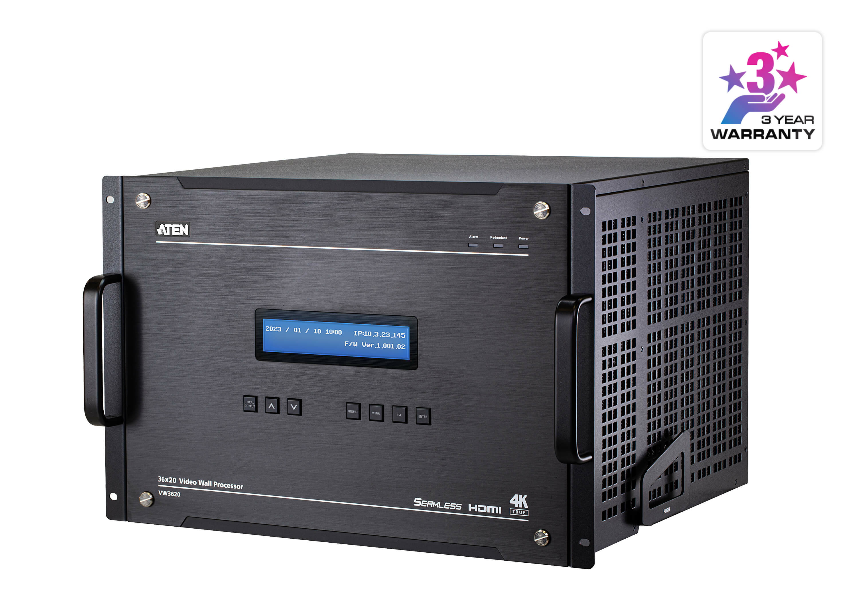 ATEN VW3620-AT-G videomuur-processor Zwart 573,4 W (VW3620-AT-G) thumbnail