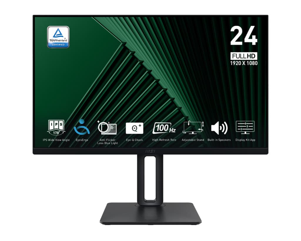 MSI Pro MP245PG computer monitor 60,5 cm (23.8) 1920 x 1080 Pixels Full HD LCD Zwart (9S6-3PC19M-005) thumbnail