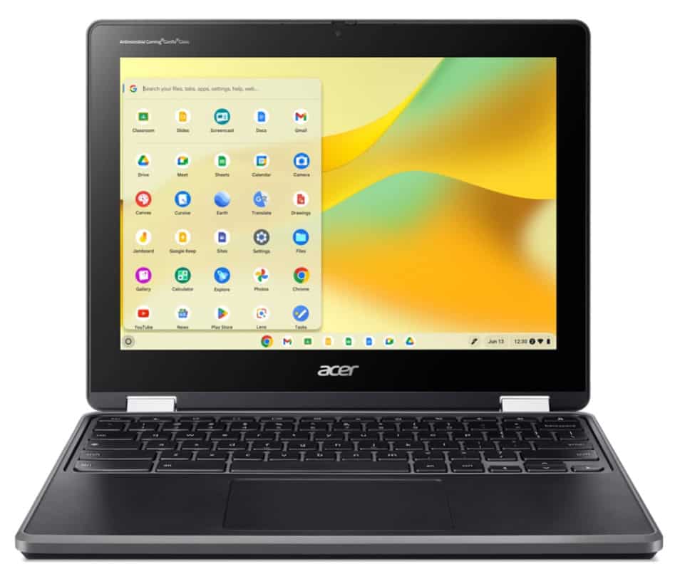 Acer Chromebook R856LT-TCO-C0QF N100 30,5 cm (12") Touchscreen HD+ 8 GB LPDDR5-SDRAM Wi-Fi 6 (802.11ax) ChromeOS Zwart (NX.KE7EH.006) thumbnail