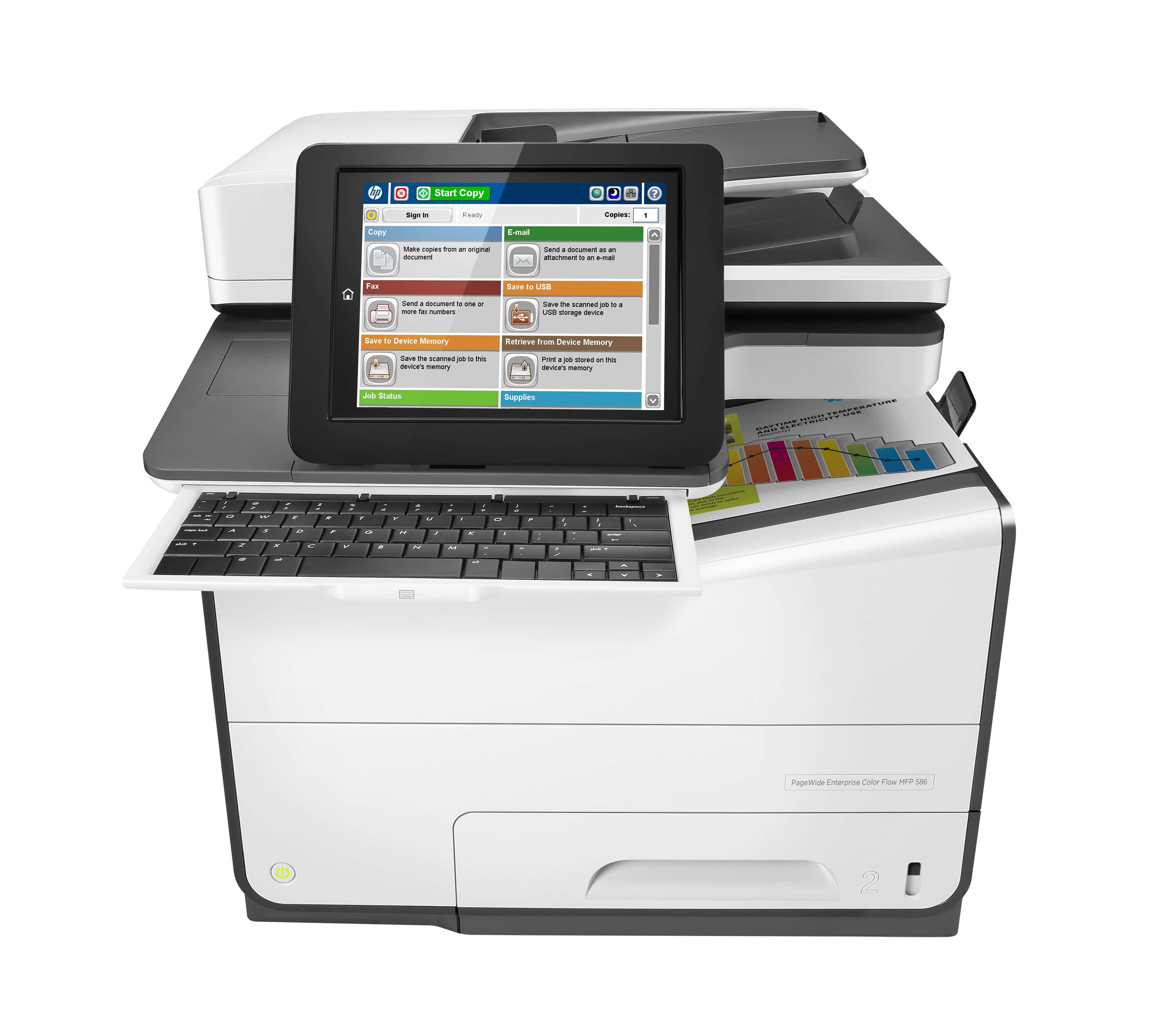HP PageWide Enterprise Color Flow MFP 586z (G1W41A) thumbnail