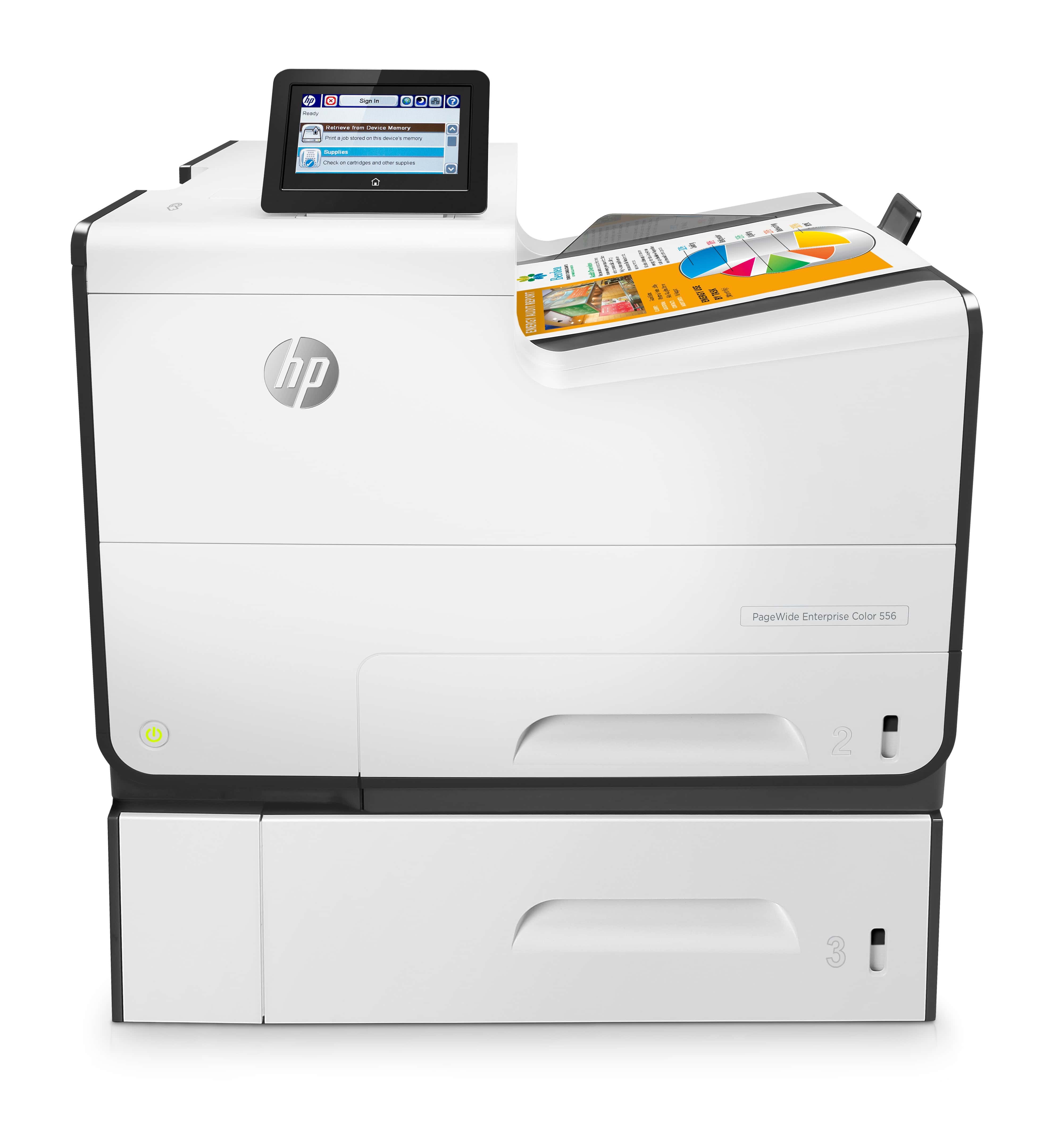 HP PageWide Enterprise Color 556xh inkjetprinter Kleur 2400 x 1200 DPI A4 Wifi (G1W47A) thumbnail