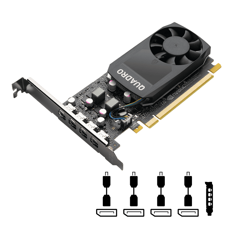 Acer VGA BD.NVIDIA.QUADRO.P1000.GDDRV.4GB.LP.PCI-EX16 (DA.P1011.003) thumbnail