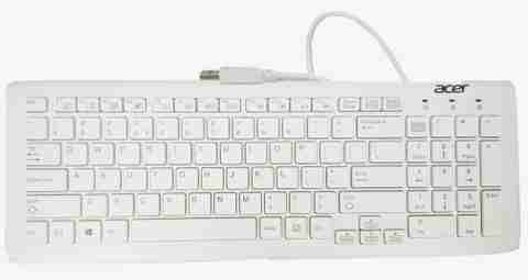 Acer KEYBD.USB.WHITE.GREEK (DK.USB1B.091) thumbnail
