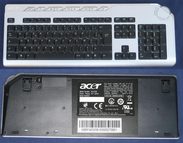 Acer KEYBD.WRLS.UK.105KEY (KB.RF403.076) thumbnail