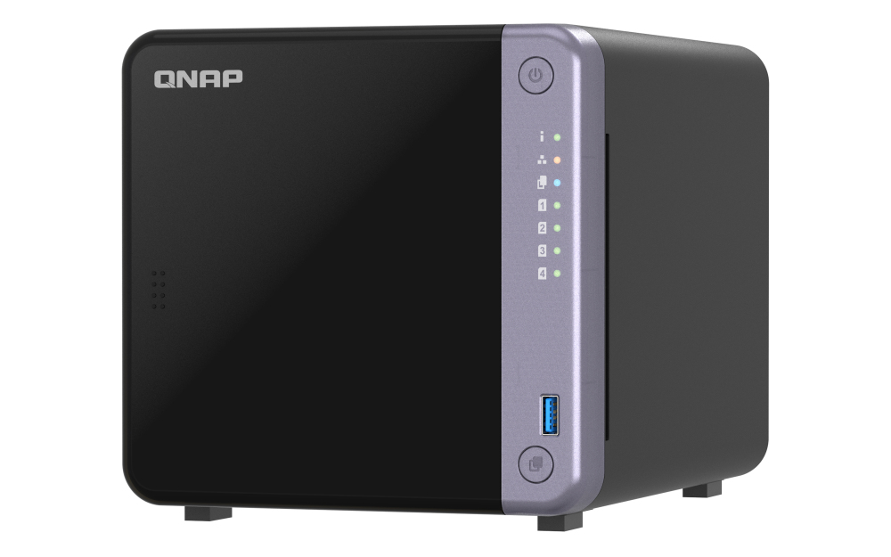 QNAP TS-432X NAS Tower Alpine Alpine AL-524 4 GB DDR4 QNAP QTS Zwart (TS-432X-4G) thumbnail