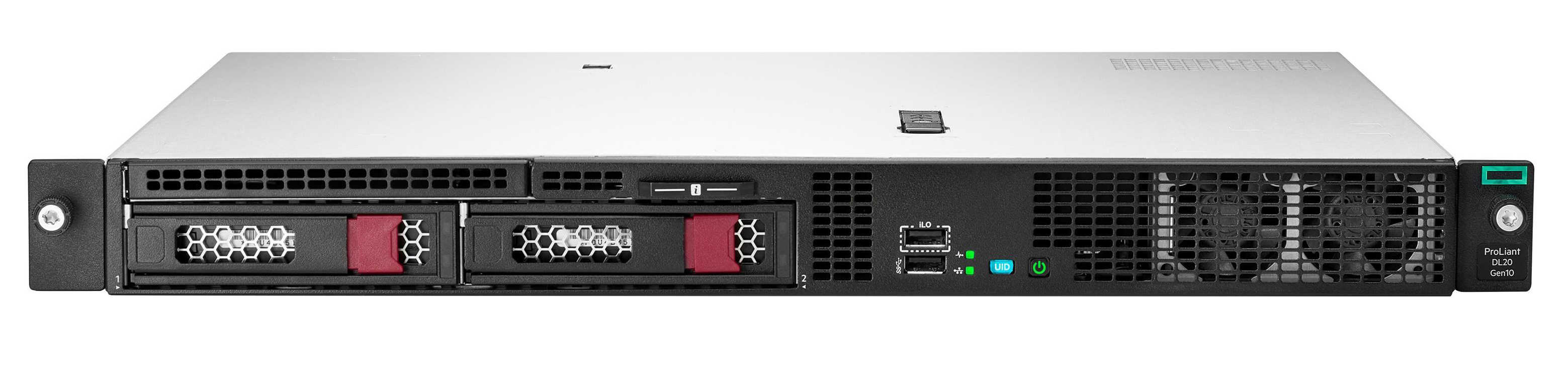Hewlett Packard Enterprise ProLiant DL20 Gen10 server Rack (1U) Intel Xeon E E-2224 3,4 GHz 16 GB DDR4-SDRAM 290 W (P17079-B21) thumbnail