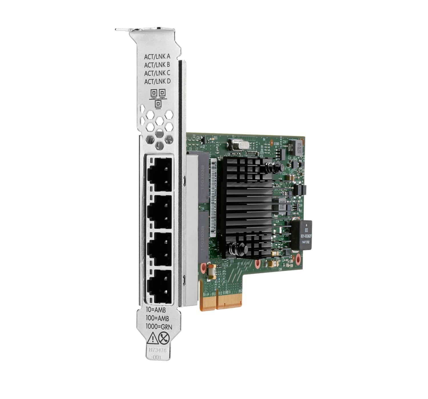 Hewlett Packard Enterprise Ethernet 1Gb 4-port BASE-T I350-T4 Intern 1000 Mbit/s (P21106-B21) thumbnail