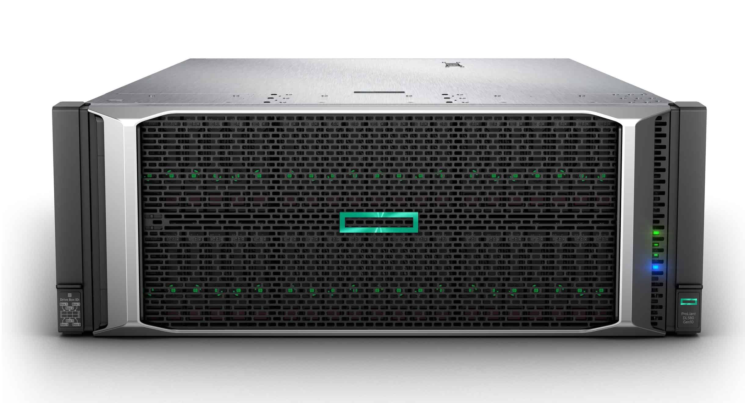 Hewlett Packard Enterprise ProLiant DL580 Gen10 server Rack (4U) Intel® Xeon® Gold 5220 2,2 GHz 64 GB DDR4-SDRAM 800 W (P21273-B21) thumbnail Hewlett Packard Enterprise ProLiant DL580 Gen10 server Rack (4U) Intel® Xeon® Gold 5220 2,2 GHz 64 GB DDR4-SDRAM 800 W (P21273-B21) thumbnail