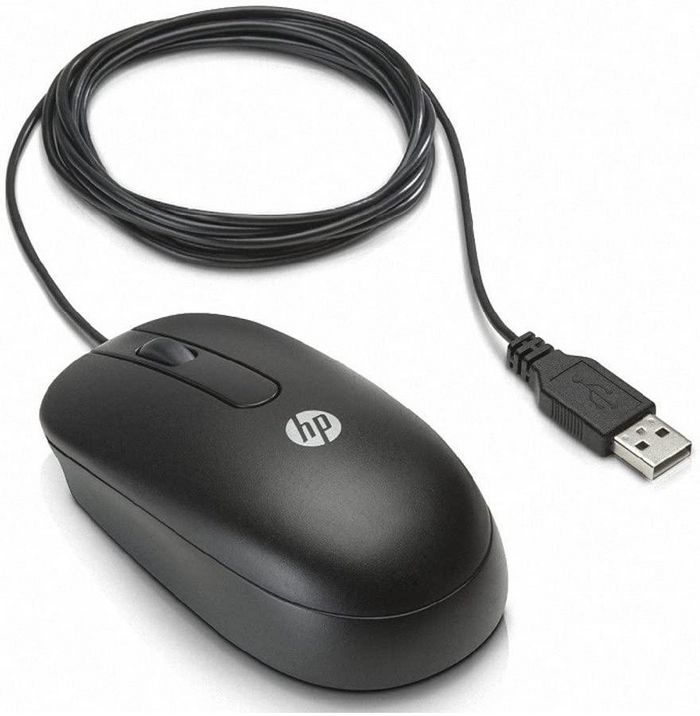 HP Usb Optical Mouse muis Kantoor USB Type-A Optisch (672652-001) thumbnail