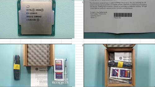 HP Intel Xeon E3-1240V5 4-Core (830103-001) thumbnail