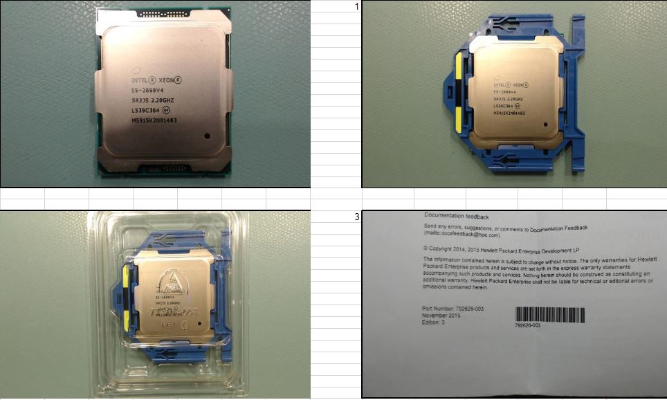 HP SPS-CPU: 2.2GHz (E5-2699v4 22C/145W BDW) (833646-B21) thumbnail