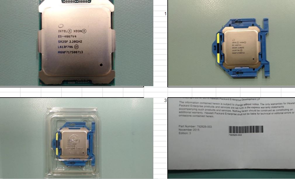 HP Intel Xeon E5-4667V4 18-Core (852384-001) thumbnail