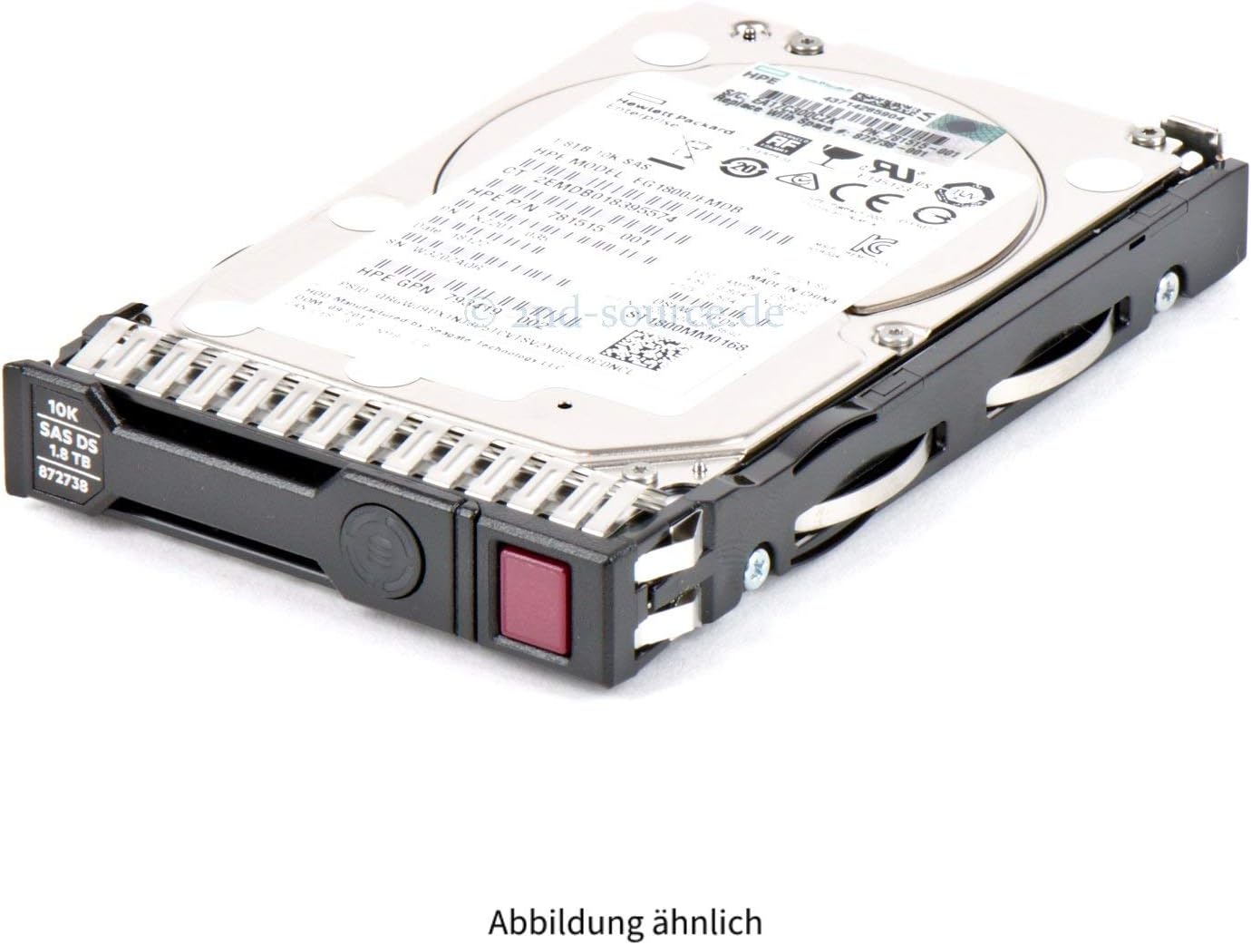 HP SPS-DRV SSD 480GB 6G SFF SATA RI PLP NHP (871291-B21) thumbnail