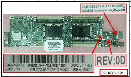 HP SPS-PCA Sys Board w/2SFF drive backplane (880998-002) thumbnail