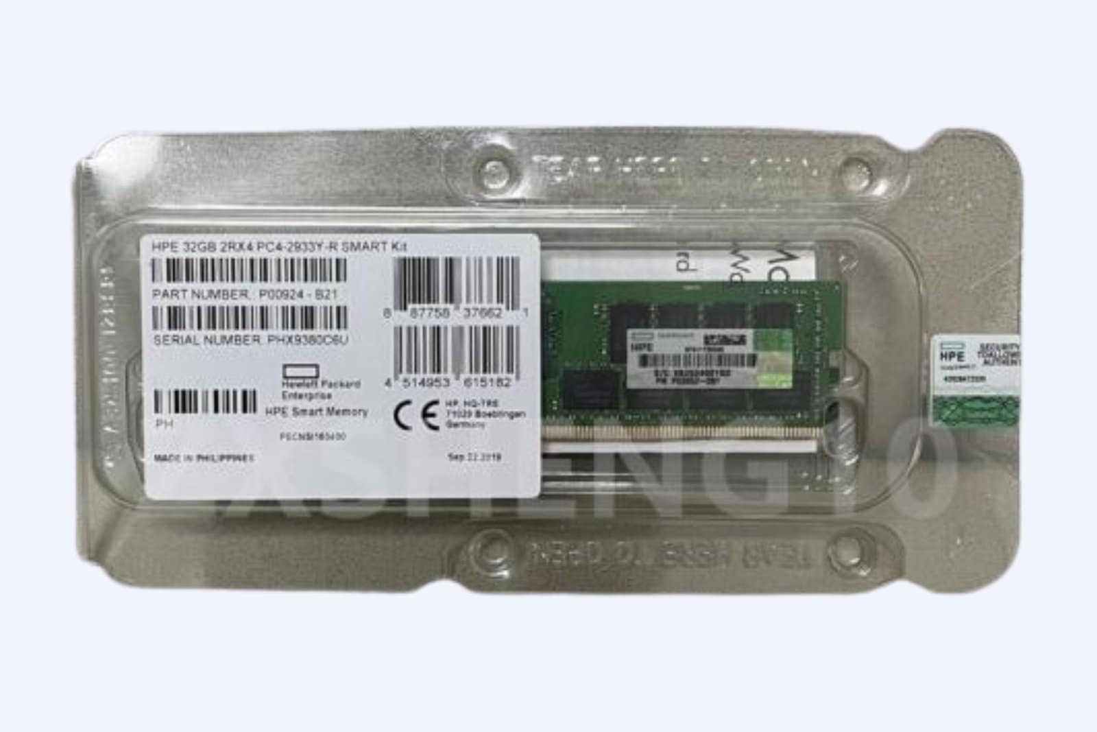 HP 16GB (1*16GB) 2RX8 PC4-21300V-R DDR4-2666MHZ RDIMM (P00380-B21) thumbnail