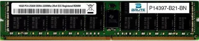 HP SPS-DIMM, 16GB PC4-3200AA-R, 2Rx4 (P14397-B21) thumbnail