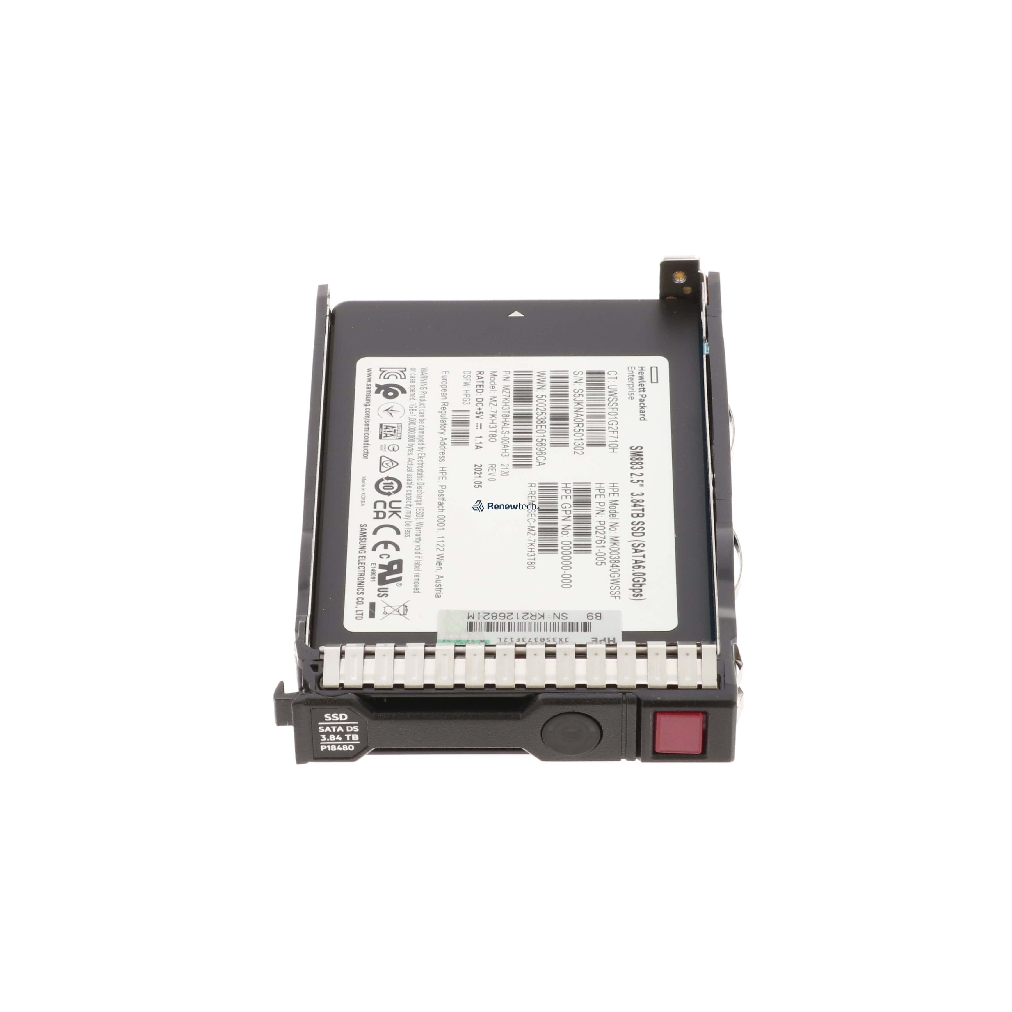 HP SPS-DRV SSD 1.92TB LFF SATA MU DS LPC (P18882-B21) thumbnail
