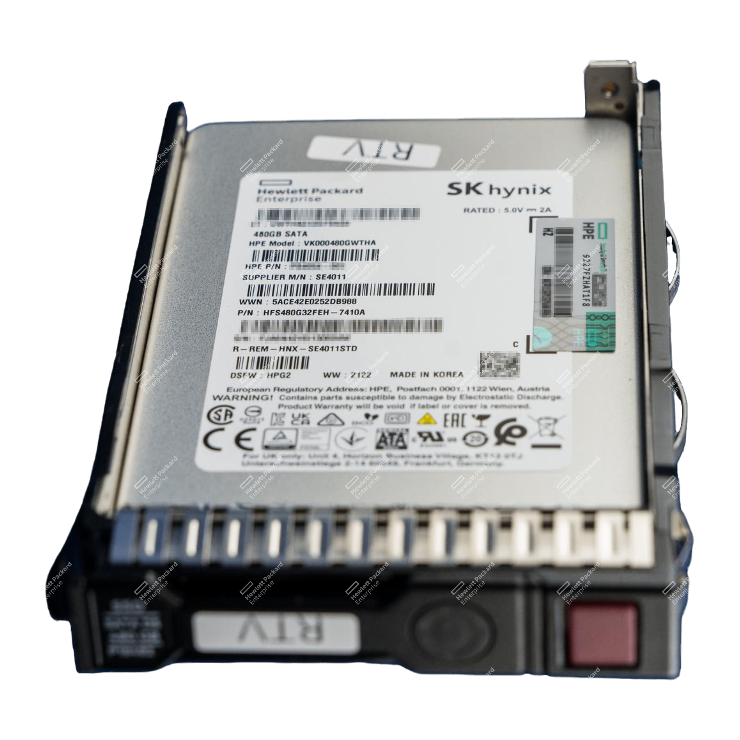 HP SPS-DRV SSD 7.68TB SFF SAS RI SC MV (P49739-001) thumbnail