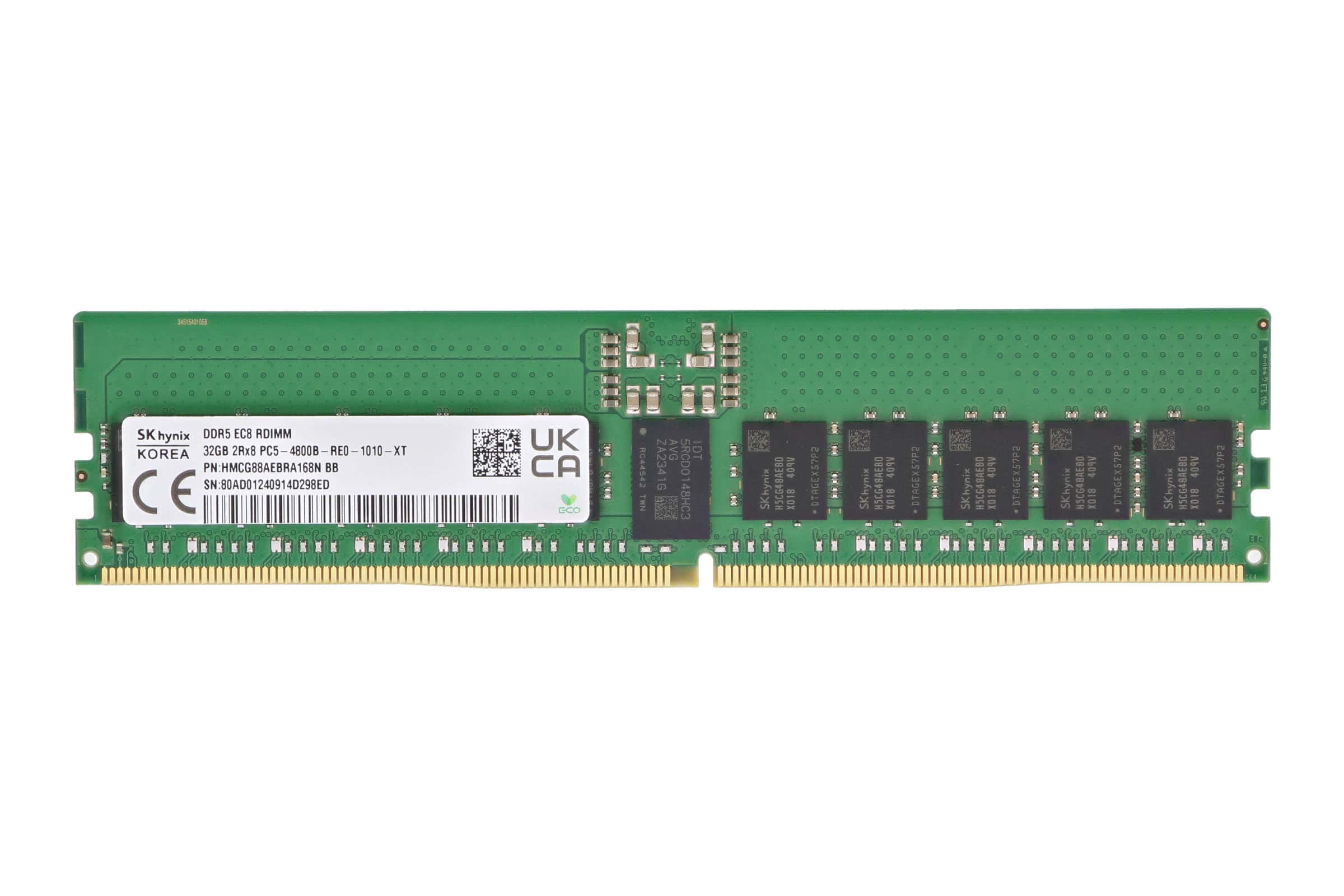 HP SPS-DIMM,32GB PC5-4800B-R,2Gx8 (P50446-B21) thumbnail