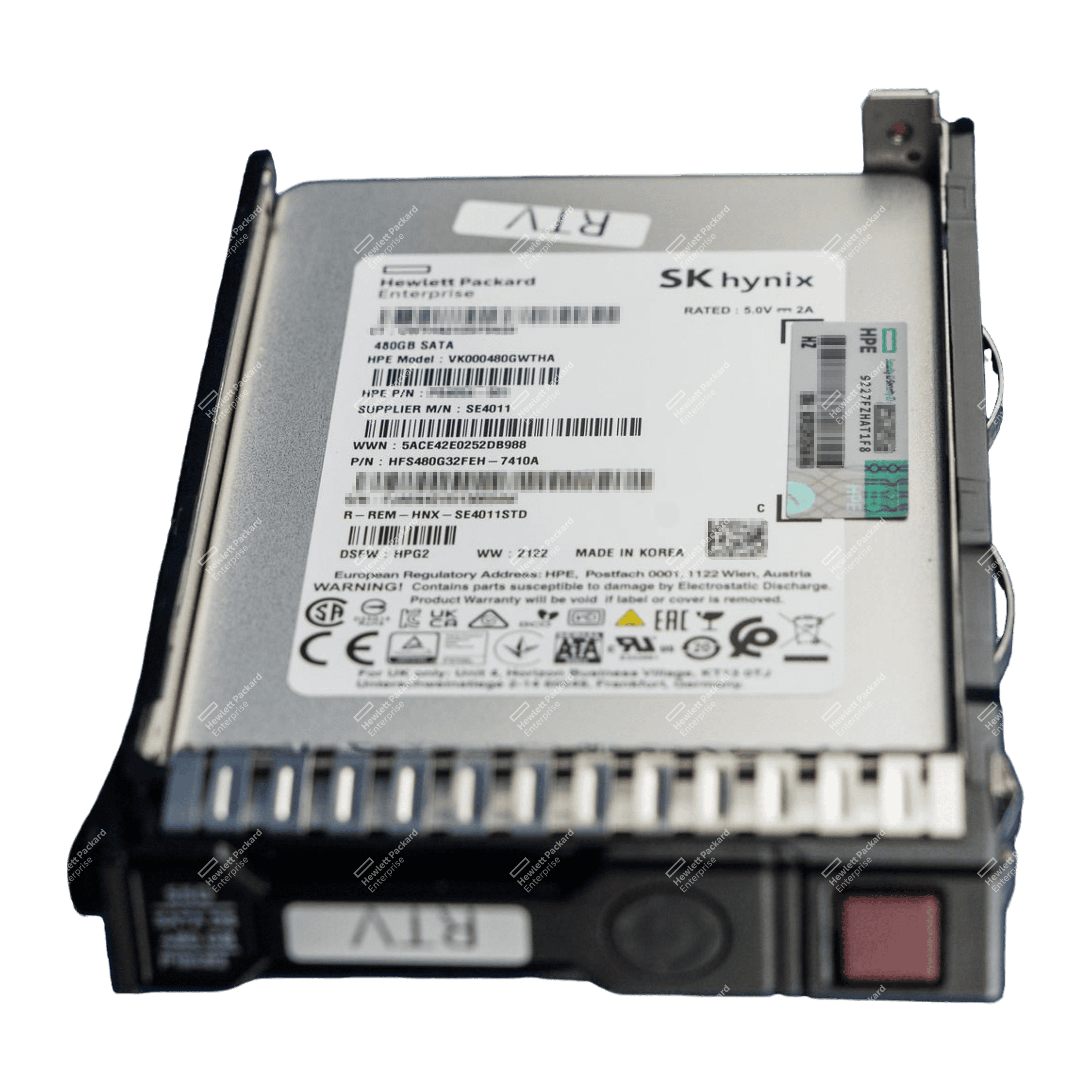 HP SPS-DRV SSD 960GB SFF SATA MU BC SED (P58430-001) thumbnail