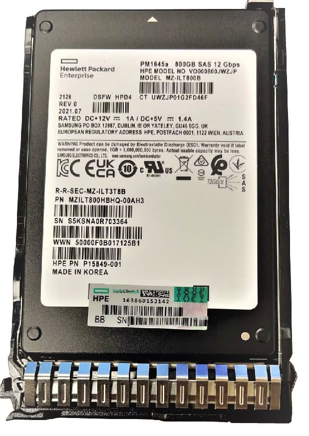 HP SPS-SSD 960GB NVMe RI SFF U.3 7450 (P60549-001) thumbnail