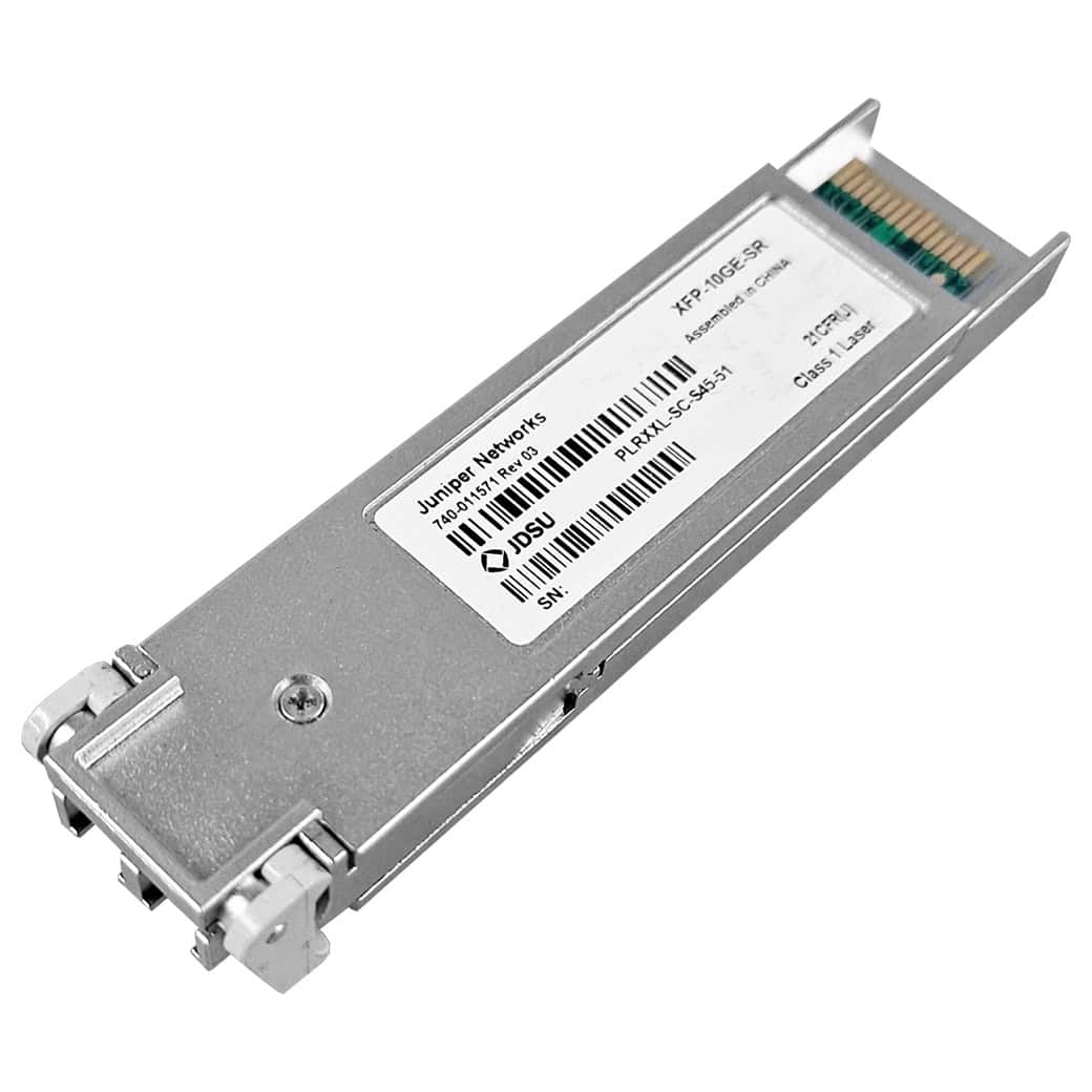 Juniper 10GE Short Reach Multi-mode Pluggable Interface (SRX-XFP-10GE-SR) thumbnail