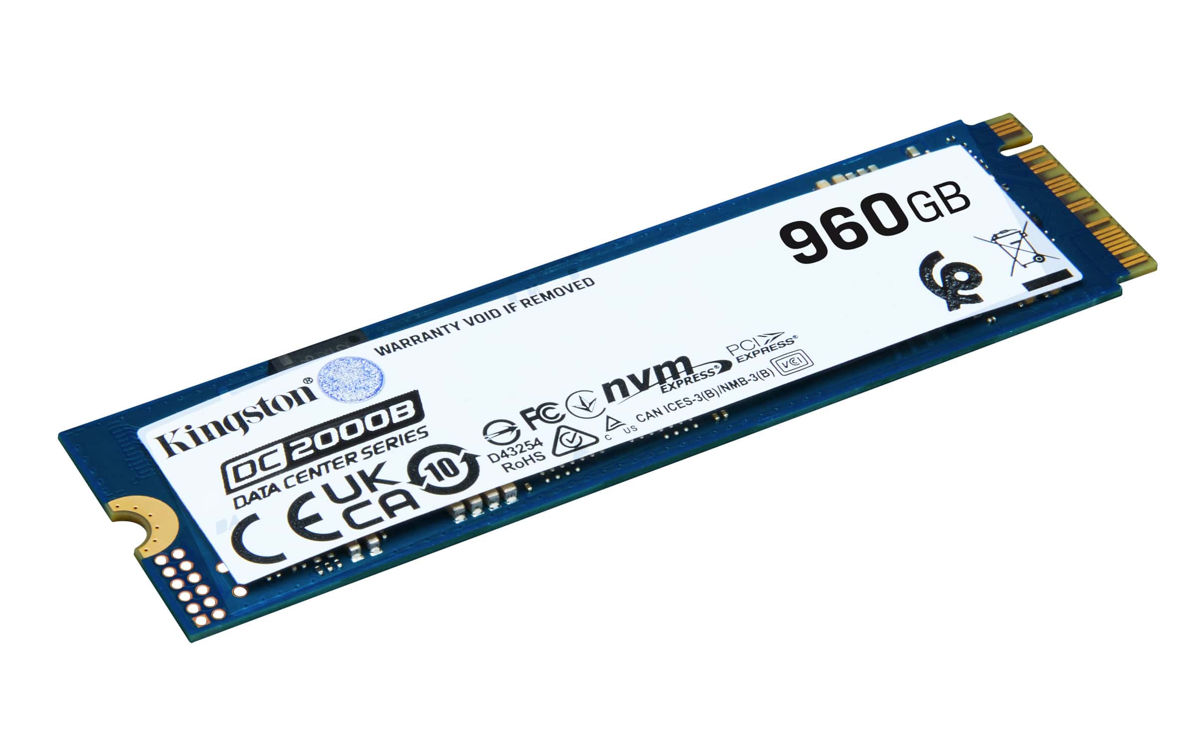 Kingston Technology 960G DC2000B M.2 4.0 M.2 2280 SSD (SEDC2000BM8/960G) thumbnail