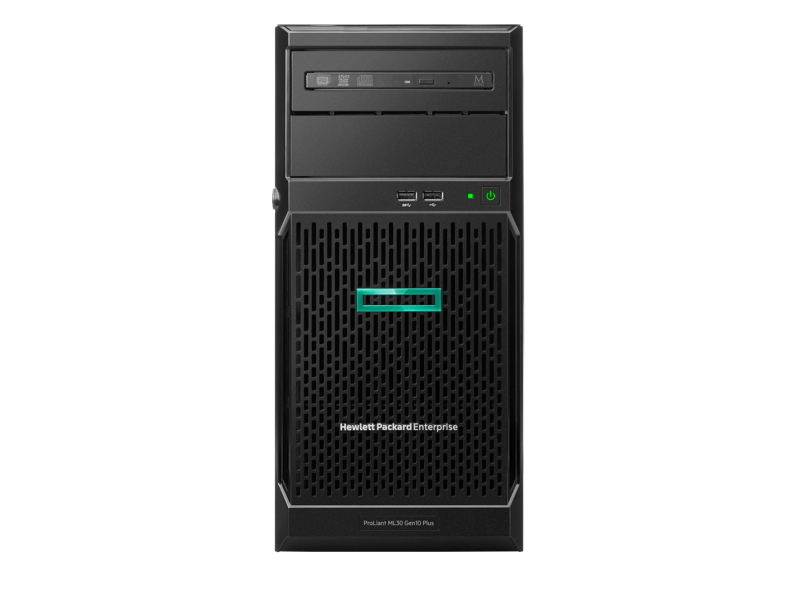 Hewlett Packard Enterprise ProLiant ML30 Gen10 Plus server Tower (4U) Intel Xeon E E-2314 2,8 GHz 16 GB DDR4-SDRAM 350 W (P44720-421) thumbnail Hewlett Packard Enterprise ProLiant ML30 Gen10 Plus server Tower (4U) Intel Xeon E E-2314 2,8 GHz 16 GB DDR4-SDRAM 350 W (P44720-421) thumbnail