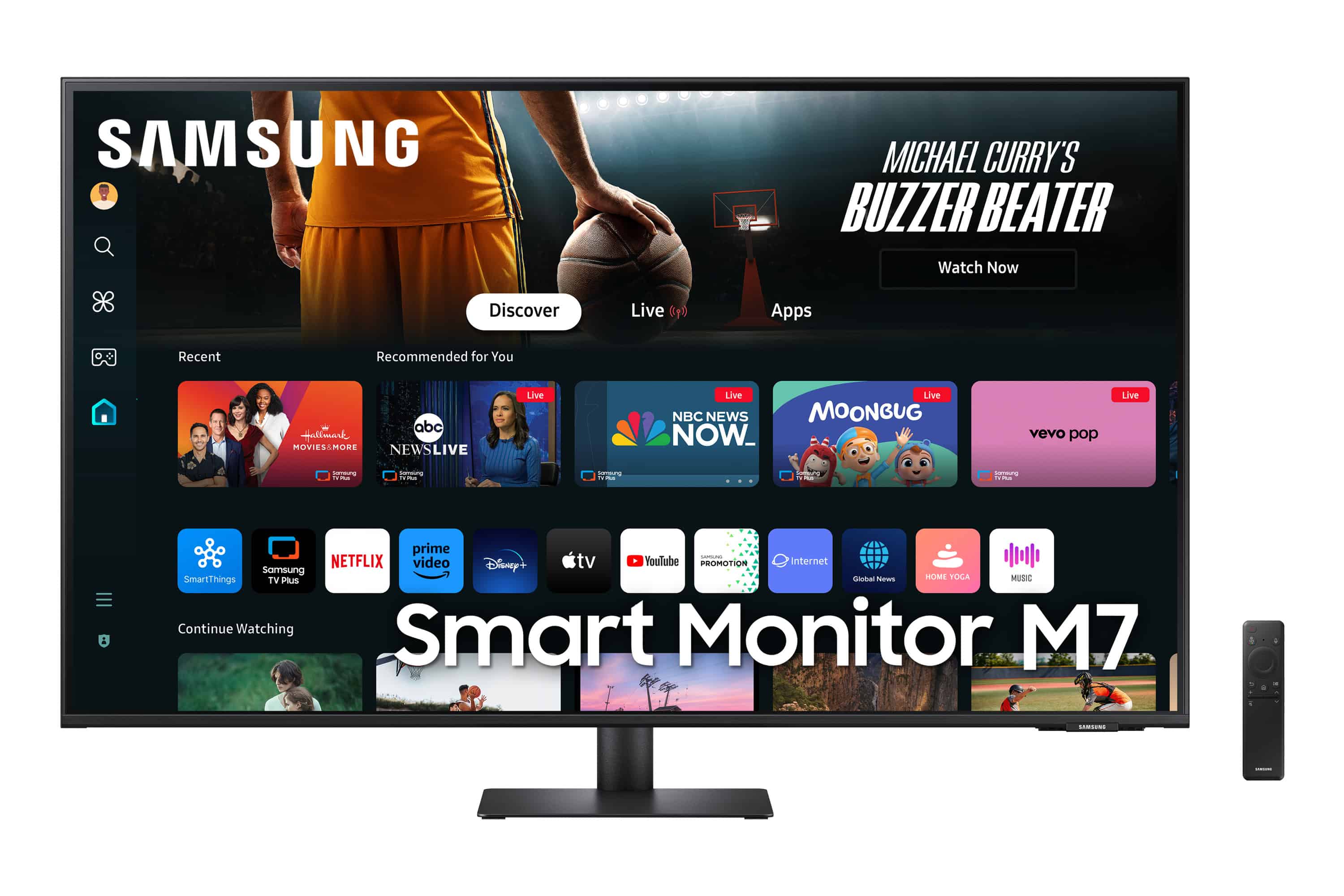 Samsung 43 Smart Monitor M7 M70D UHD (LS43DM702UUXDU) thumbnail