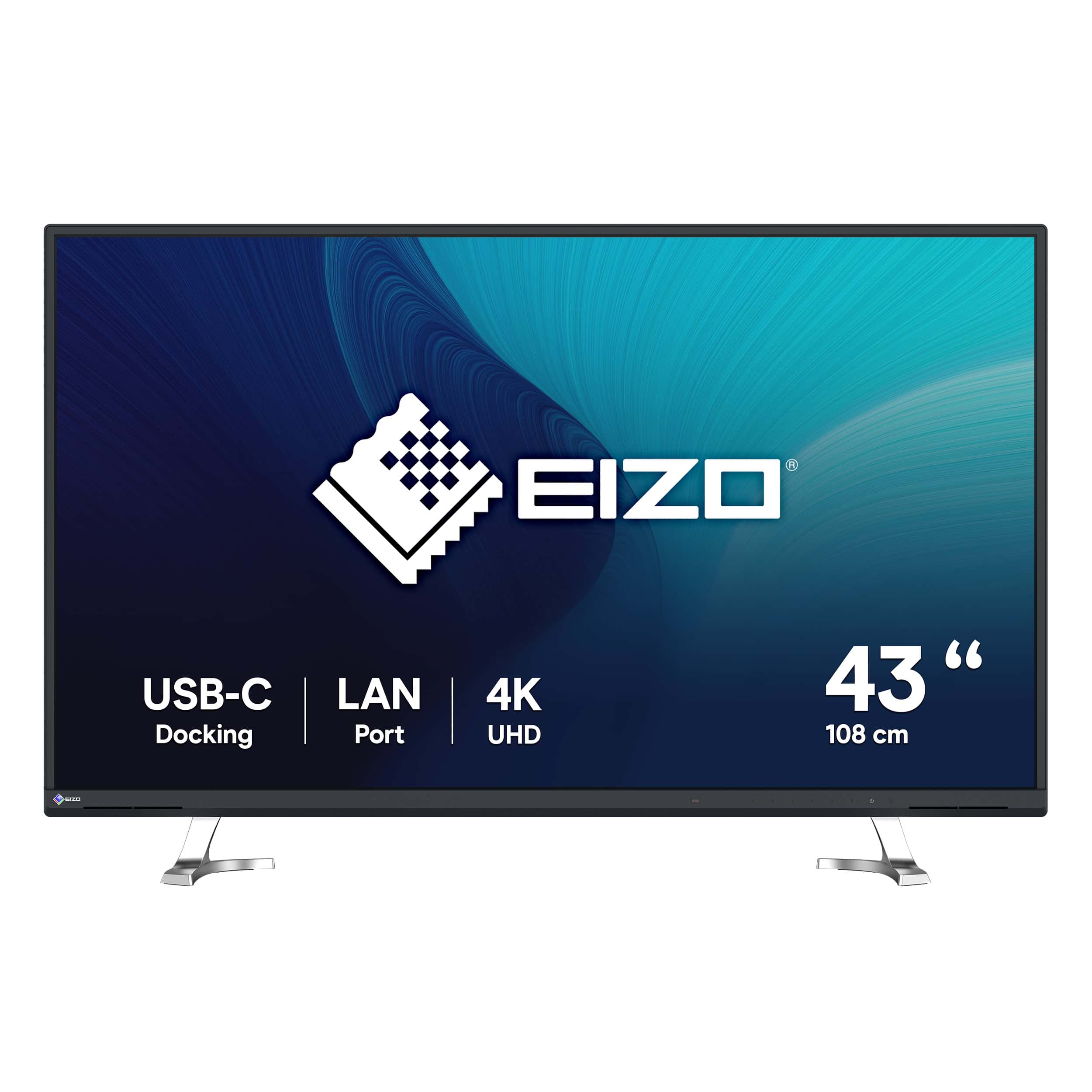 EIZO FlexScan EV4340X-BK LED display 108 cm (42.5) 3840 x 2160 Pixels 4K Ultra HD Zwart (EV4340X-BK) thumbnail
