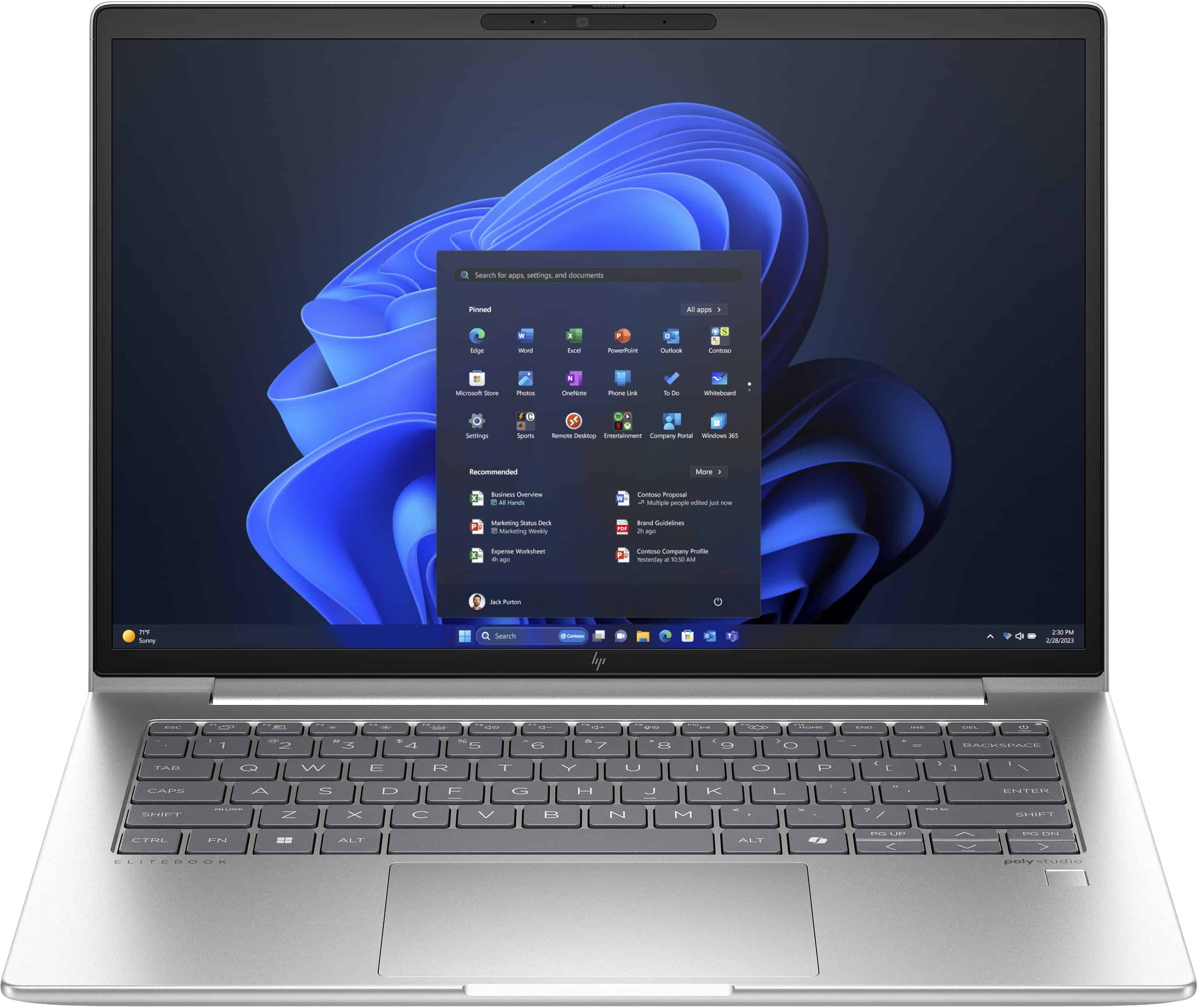 HP EliteBook 645 G11 AMD Ryzen™ 5 7535U Laptop 35,6 cm (14") WUXGA 16 GB DDR5-SDRAM 512 GB SSD Wi-Fi 6E (802.11ax) Windows 11 Pro Zilver (A37T2ET#ABH) thumbnail