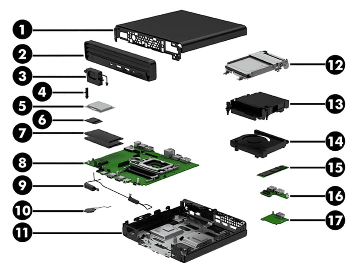 HP SKO-CPU INT i3-13100T 2.50G 4C 35W (N35166-003) thumbnail
