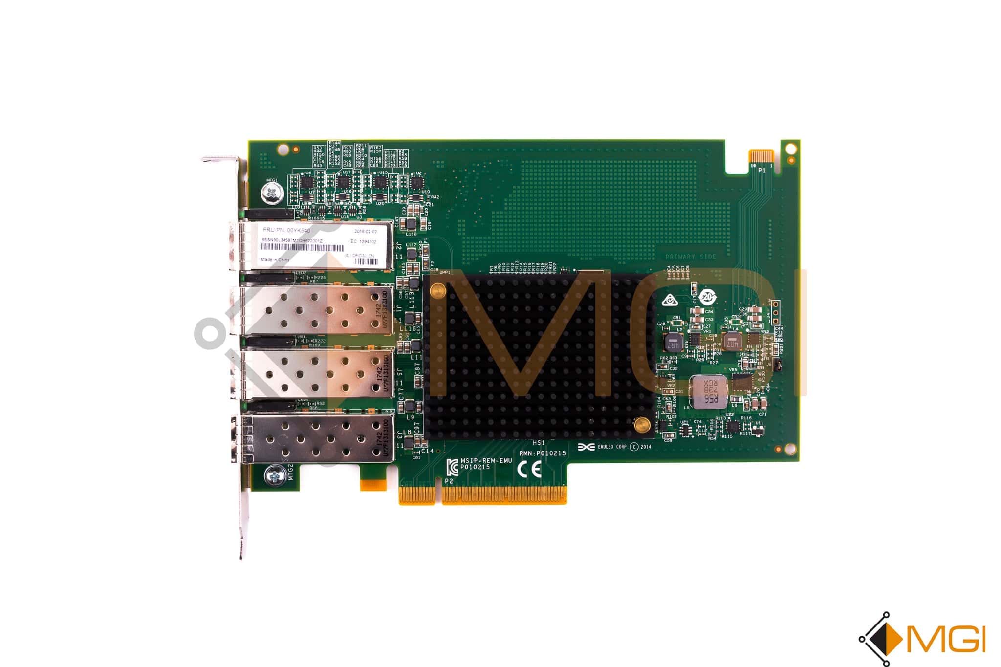 LENOVO THINKSYSTEM OCE14104B-NX PCIE 10GB 4-PORT SFP+ EAC (00YK540) thumbnail