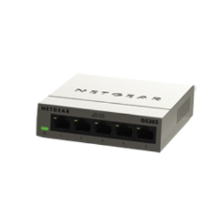 NETGEAR GS305-100PES netwerk-switch Unmanaged L2 Gigabit Ethernet (10/100/1000) Grijs (GS305) thumbnail