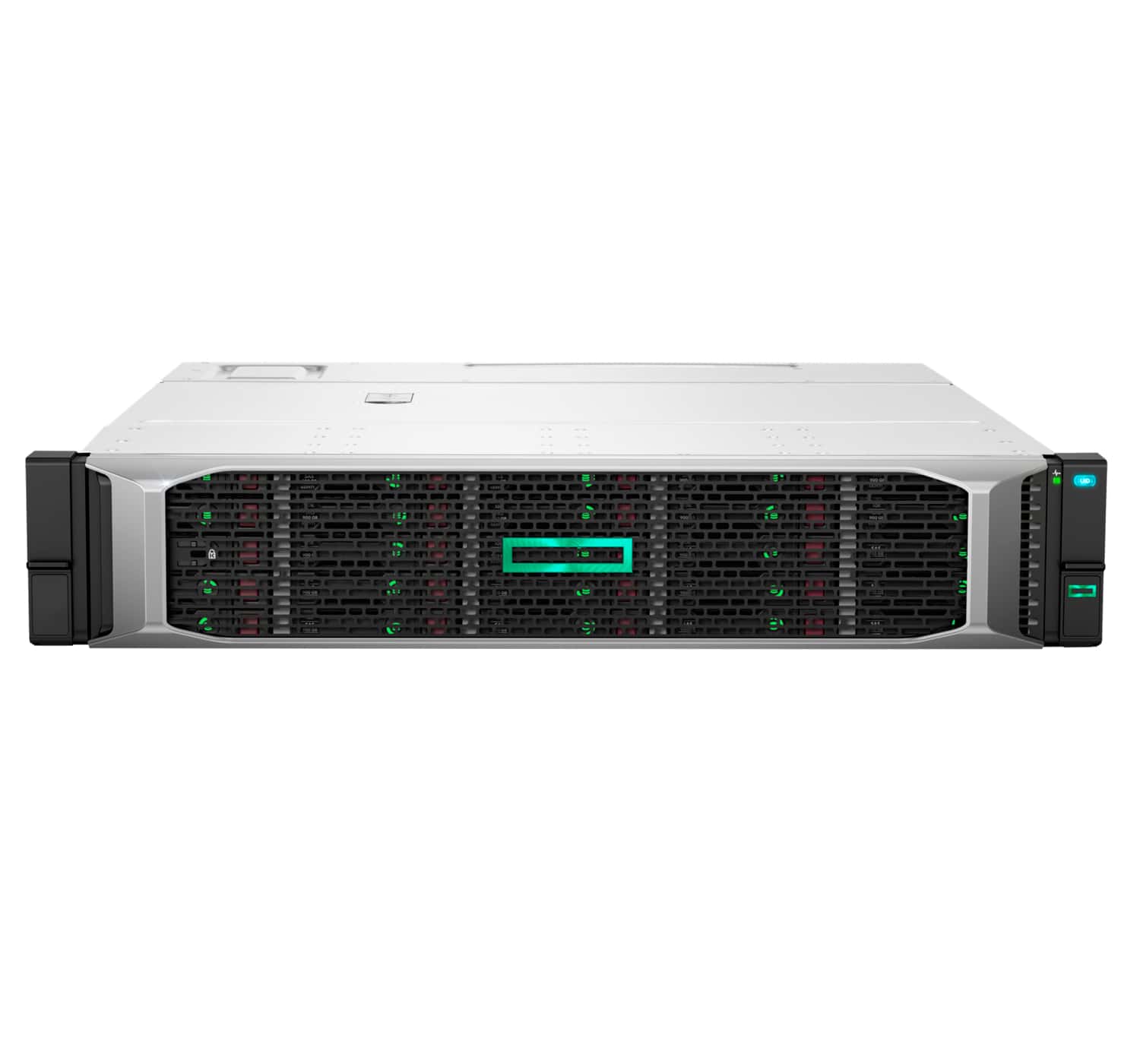 Hewlett Packard Enterprise Q1J10B disk array Rack (2U) Zwart, Zilver (Q1J10B) thumbnail